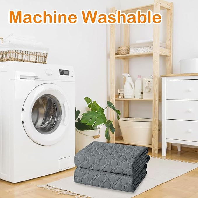 hyha Waterproof Dog Bed Blanket, Soft Pet Blankets, Waterproof Couch Cover for Dogs, Reversible Sofa Covers Washable for Furniture (68x82 Inch, Dark Grey/Dark Grey)