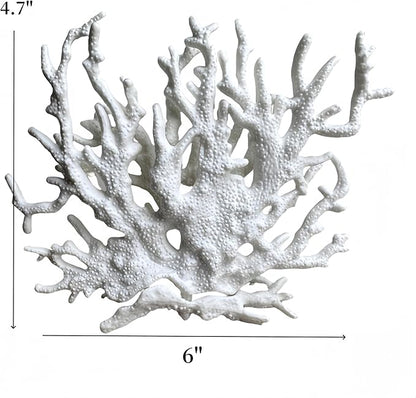 Fish Tank Decorations,Aquarium Corals Decoration, Aquarium Ornaments, Fish Tank Coral, Aquarium Corals Decoration, Fish Decorations for Aquarium (White, Medium)
