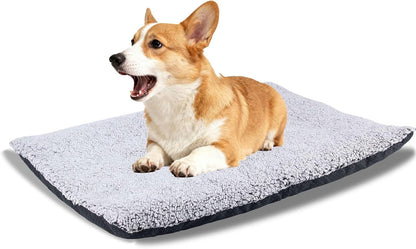 heated cat bed Self Warming Cat Bed Self Heating Cat Dog Mat Advanced Extra Warm Thermal Pet Pad for Indoor Outdoor Pets with Removable Cover Non-Slip Bottom Washable Non Electric Brown19.7*27.5inch