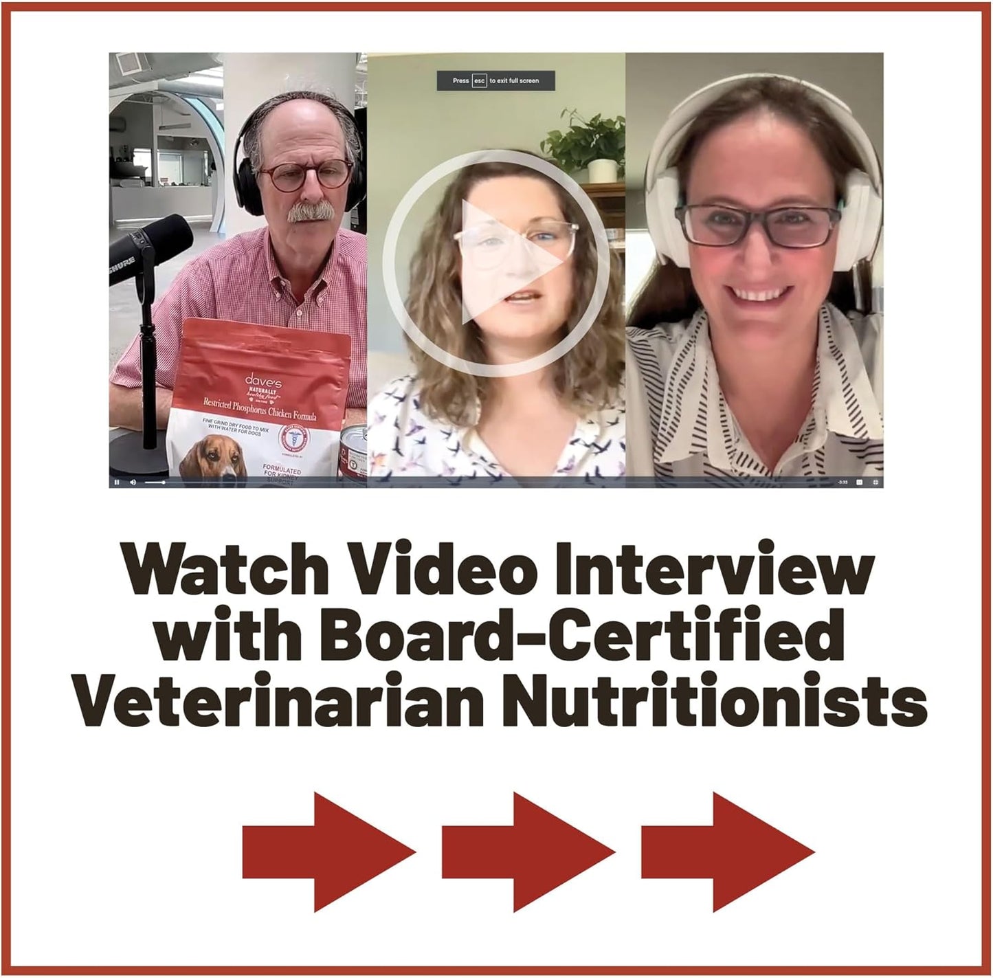 Dave's Pet Food Kidney Care Dog Food (Tuna Pate), New Recipe! Wet Renal Dog Food, Low Phosphorus, Renal Kidney Support, Vet Formulated, 13.2 oz, (12 Pack)