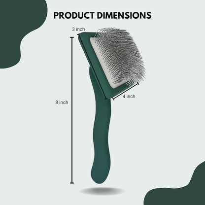 Premium Dog Slicker Brush – Doodle Grooming Brush for Long Haired Dogs - Goldendoodle, Labradoodle, Poodle & Golden Doodle – Ideal for Wavy & Curly Hair - Detangles & Fluffs Curly, Double Coats