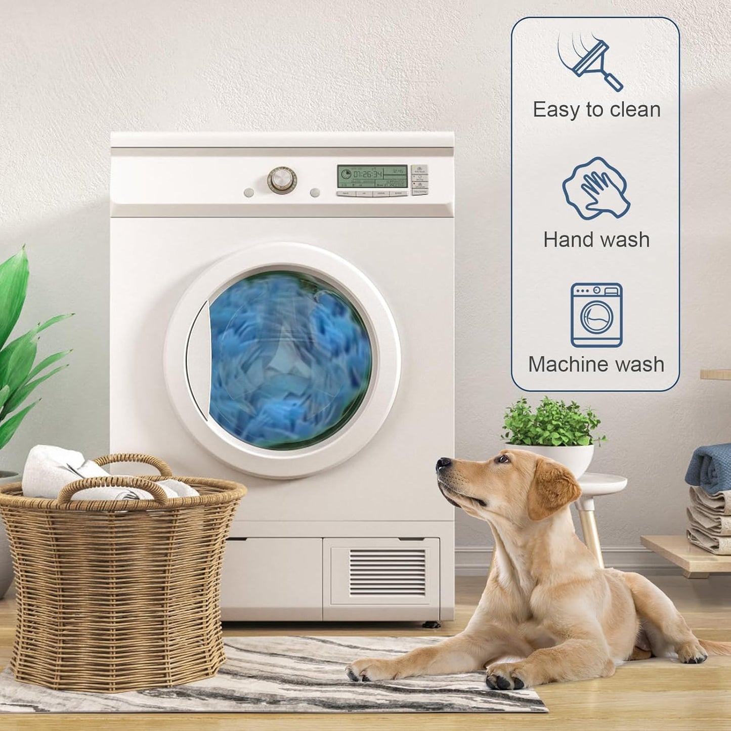 Snuffle Mat for Dogs Interactive Puzzle Feeder for Cognitive Mental Stimulation Anti Boredom Dog Toys for Puppy Games Enrichment Toy & Cat Activity Rug Indoor Outdoor