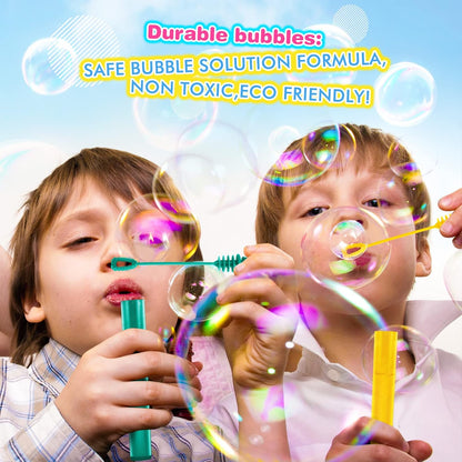 300 Pieces Mini Bubble Wands,Bubble Party Favors Assortment Toys for Kids,Themed Birthday, Halloween, Goodie Bags, Carnival Prizes, Wedding, Bubble Maker Toys for Kids,Outdoor Gifts for Girls & Boys