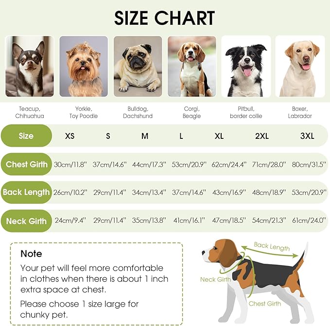 Queenmore Waffle Knit Dog Sweater, Long Sleeve Dog Fall Sweater, Turtleneck Puppy Sweaters, Puppy Sweaters for Cats, Green XS