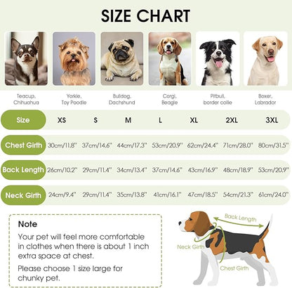 Queenmore Large Dog Sweater, Long Sleeve Dogs Sweater with Check Pattern, Fall Winter Warm Dog Sweaters for Large Breeds, Solid Pull-on Pet Sweaters, Green XL