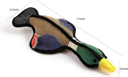 Duck Squeaky Dog Toys, Dog Chew Toy, Puppy Chew Toys for Teething, Indestructible Dog Toys for Aggressive Chewers, Dog Toy for Small Medium Large Breed