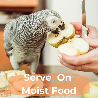 UnRuffledRx FeatherUp! Bird Vitamins with Biotin for Beautiful Plumage - Feather Growth Supplements for Parrots - 90 gm - 240 Servings