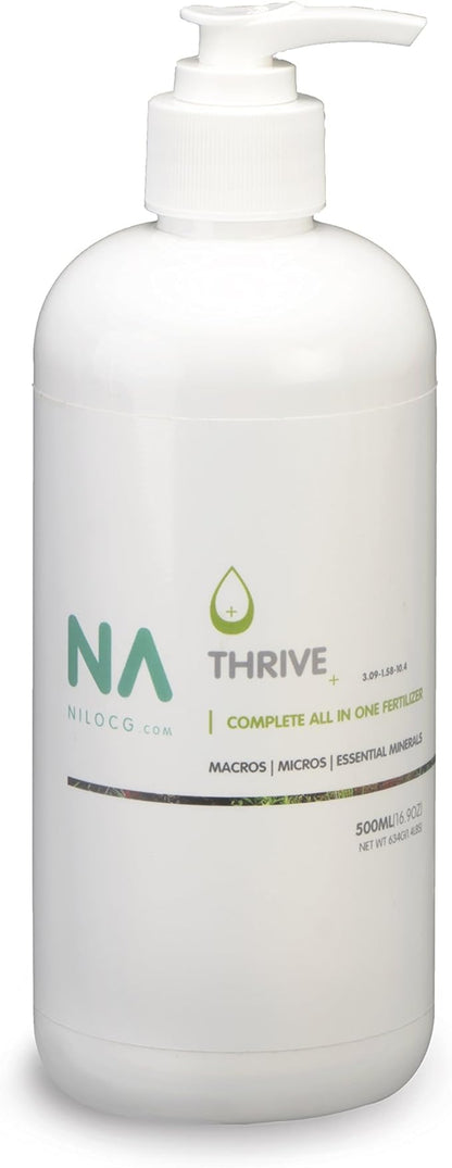 Thrive+ All in One Liquid Aquarium Plant Fertilizer – 500ml Highly Concentrated Aquatic Plant Fertilizer Solution – Nutrient-Rich Aquarium Plant Food – Convenient Usage – Effective Results