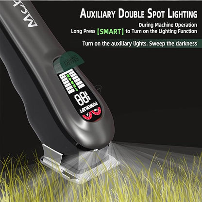 MCBB Dog Clippers - Low Noise, 5-Mode Heavy-Duty with LED Display, Rechargeable, Cordless Pet Grooming Tool