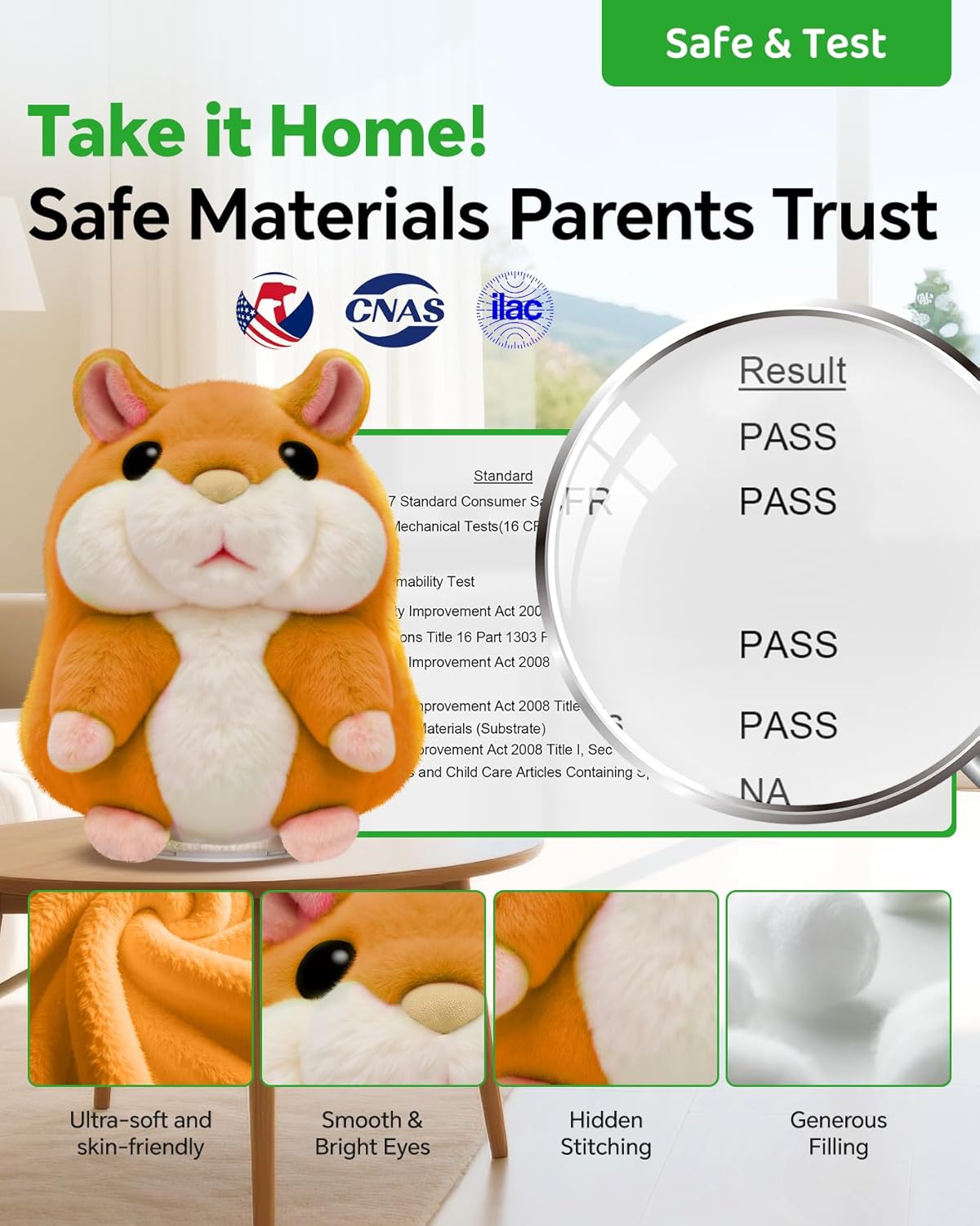 Talking Hamster Repeats What You Say Christmas Top 10 Gifts for Grandson Granddaughter,Little Brown Annoying Toys for Ages 5-7 Girls Early Gifts Under 30,Speech Therapy Toys for Toddlers 1-3