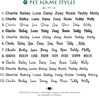 Ultra Joys Cat ID Tag Personalized Pet Tags, Durable Stainless Steel Small Pet Mini Dog Cat Tag Lightweight - House Tag in Gold