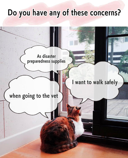 Cat Harness Escape Proof with Leash for Walking, Travel Vest Soft Chest Support, Adjustable Size, Escape Proof Soft Adjustable Vest Harnesses, Breathable, Kittens, Small Dogs (美/背縄/橙2/S)