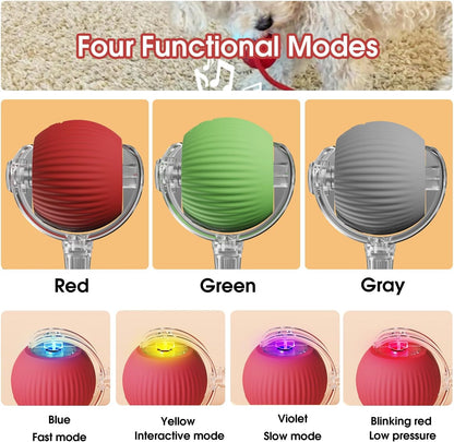 Interactive Cat Toys Ball,Movable Cat Toys, Smart 360° Automatic Rolling Pet Ball, USB Rechargeable, Ideal Christmas Pet Gift, Relieves Boredom for Indoor Cats