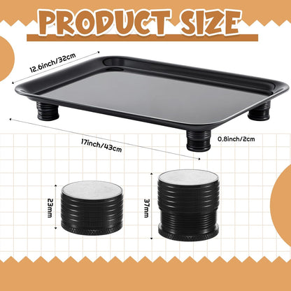 Marsui Ant Proof Cat Dog Bowl Tray - Waterless, Height Adjustable Legs for Pet Neck Comfort No Pest Pet Food Feeding Station, Kitchen Sweets & Trash Ant Barrier(23mm-37mm)