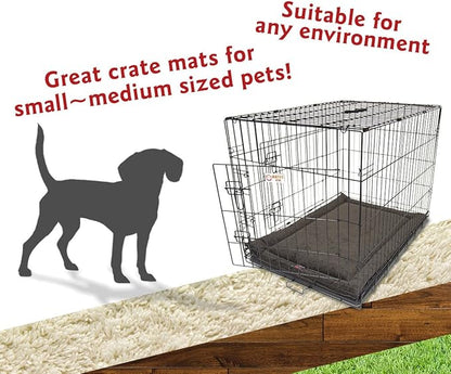 Majestic Pet Orthopedic Memory Foam Dog Crate Mat - Plush Pet Bed Pad for Crates & Kennels | USA Crafted | 30"x21" Villa Storm