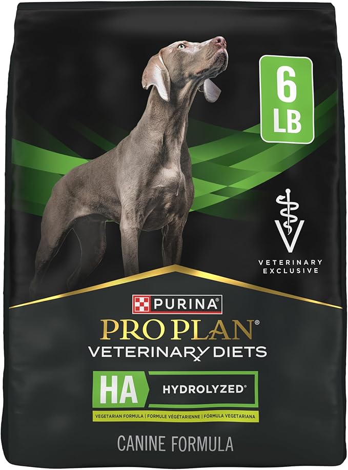 Pro Plan Veterinary Diets Purina HA Hydrolyzed Protein Dog Food Dry Vegetarian Formula - 6 lb. Bag