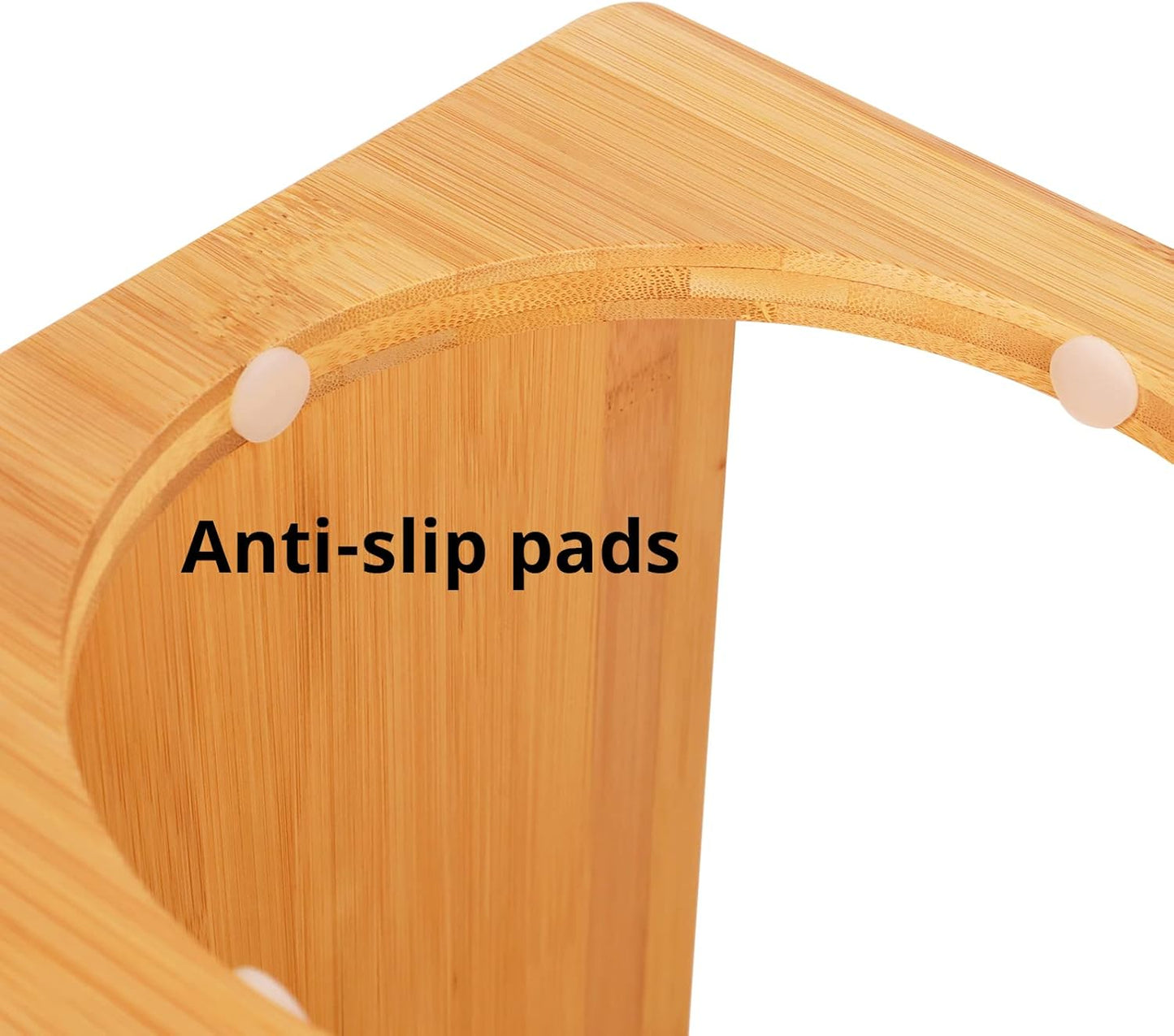 HTB Elevated Dog Bowls,Raised Dog Bowl Stand with 2 Stainless Steel Bowls,Elevated Raised DogBowls for Large Medium Small Sized Dogs