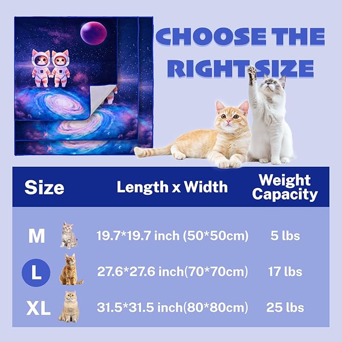 27.6" Cat Wrap for Grooming Cat Pets Rabbit Cats Wrap for Cutting Nails Cat Restraint for Nail Clipping Self Adhesive Blanket Restraint Clothes for Cats
