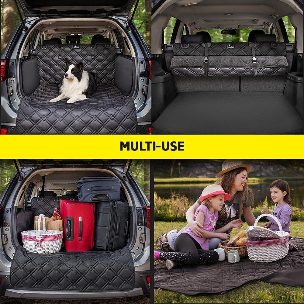 Meadowlark SUV Cargo Liner Dog Seat Covers, Double Stitched & Extra Padded, Water Repellant, Anti Shock, Non-Slip, Car Cover Trunk Mat, Dog Accessories, Pet Car Seat Protector for Fur & Mud