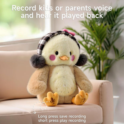 TUMAMA Dancing Talking Chicken Toy, Hug Me Kiss Me Electronic Pet Soft Plush Chick Toy, Singing, Recording, Repeating, Baby Toddler Interactive Toys for Boys Girls Gifts