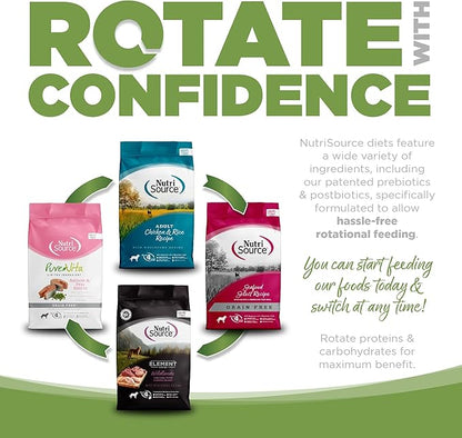 NutriSource Element Series Coastal Plains Dry Dog Food, Turkey, Salmon, and Whitefish, 12LB