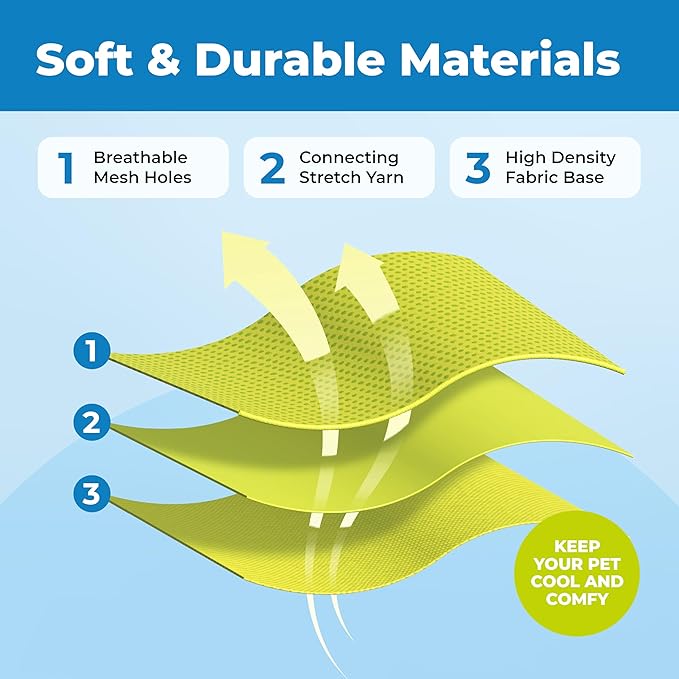 Best Pet Supplies Voyager Escape Proof Cat Harness and Leash Set with Reflective Stitching, Neoprene Handle 5ft - Supports Small, Medium and Large Cats, Kittens - Lime, M (Chest: 16.5-19.5")