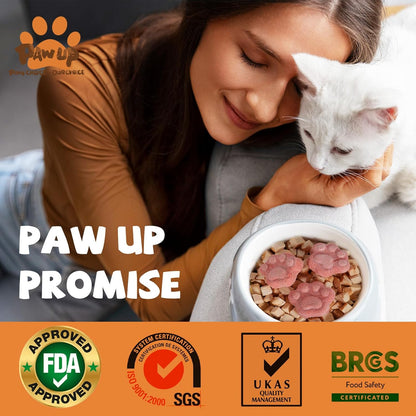 PAWUP Freeze Dried Cat & Dog Treats, Natural Quail Egg Yolk, Rich in Antioxidants Cranberry Added, High-Protein Pet Snacks for Coat & Urinary Health, 3.5 oz