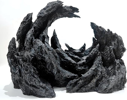 Fish Tank Decor Rocks.Aquarium Decoration Model.Easy and Quick Solution for Aquascaping.(Perched Canyon-24inch)