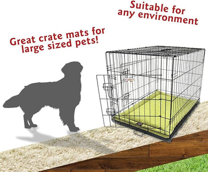42" Villa Green Apple Crate Dog Bed Mat By Majestic Pet Products