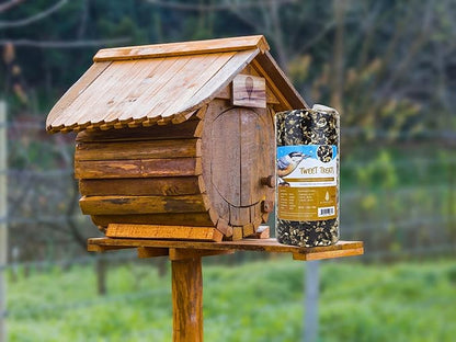 Birdseed Cylinders with Hole - Bird Seed for Outside Wild Birds (Small Cylinder, Tweet Treats 6pc)