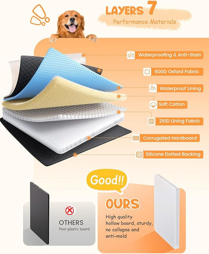 Lamicall Dog Car Seat Cover for Back Seat - [Upgraded Anti-Ripped] Back Seat Extender for Dogs Hard Bottom, Waterproof Dog Hammock for Car with Mesh Window, Pet Backseat Protector SUV & Small Truck L