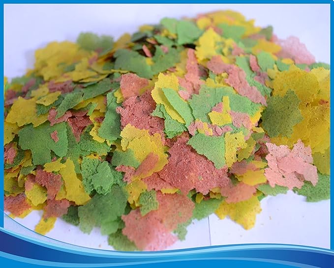 Color Enhancing Tropical Fish Food Flakes - 2.5lb Bulk Fish Food| Veteran Owned - Suitable for all Freshwater, Marine, Pond, And Goldfish | Nutritious Diet with Shrimp, Plankton, and Spirulina