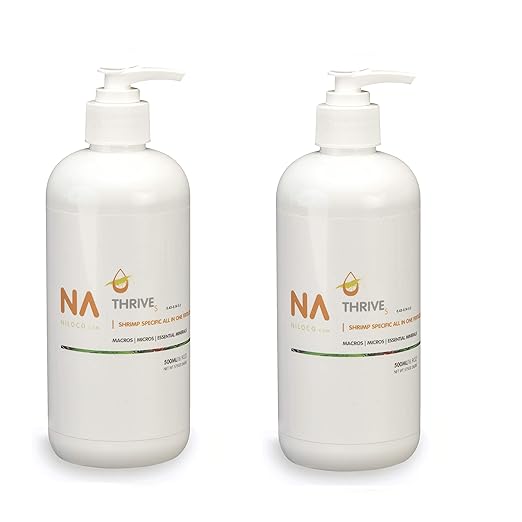 Thrive S Shrimp Specific All in One Aquarium Fertilizer – Two (2) 500ml Liquid Plant Food – Comprehensive nutrients – Aquarium Nutrition – Convenient to Use – Concentrated Aquarium Plant Fertilizer