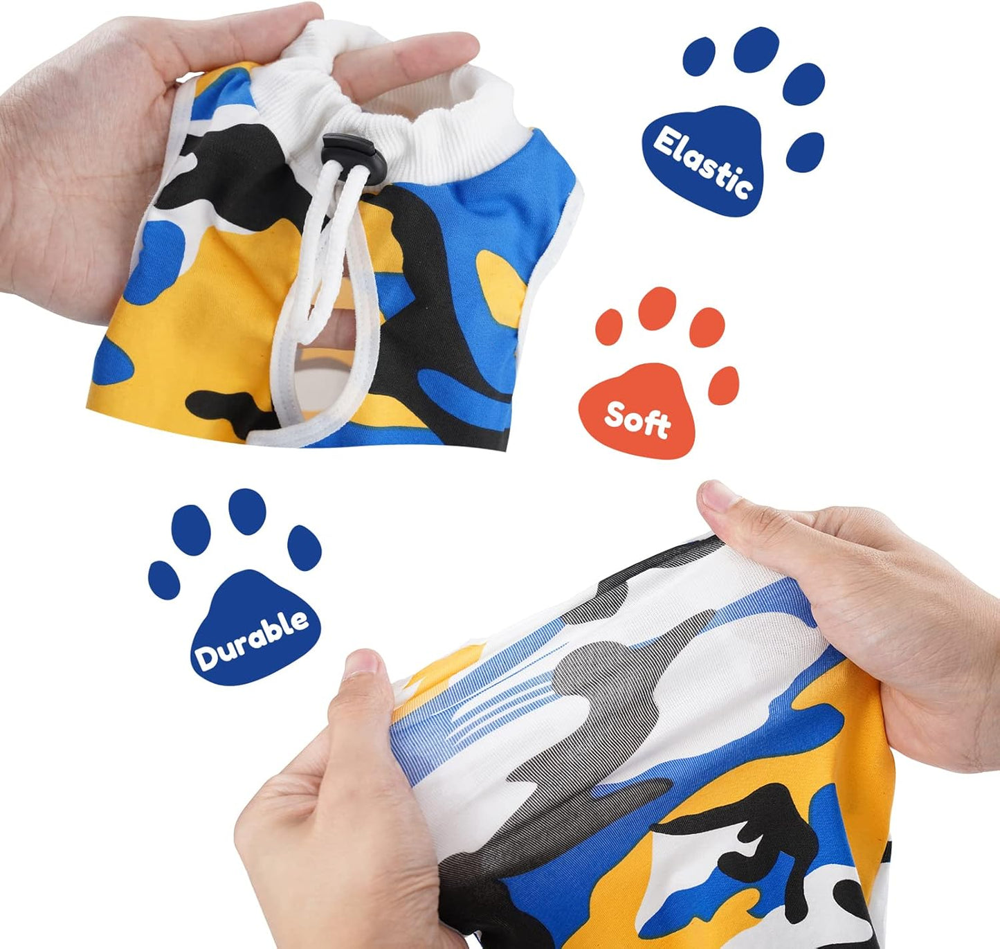 Cat Surgical Recovery Suit, Abdominal Wounds Cone E-Collar Alternative Anti-Licking Or Skin Diseases Pet Surgical Recovery Pajama Suit, Soft Fabric Onesies for Cats (S, Blue)