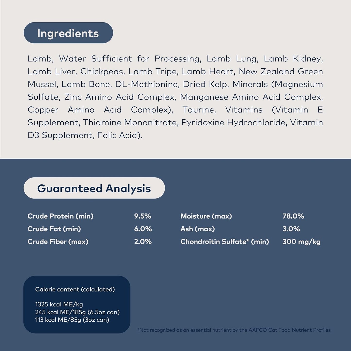 ZIWI Peak Wet Cat Food – All Natural, High Protein, Grain Free, Limited Ingredient, with Superfoods (Lamb, Case of 6, 3oz Cans)