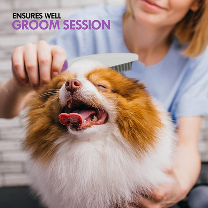 Pet Comb for your Dogs,Cats,Poodles Hair- Rotatable Pins, Easy to Use, Slip Proof- Best Comb for Dog Grooming