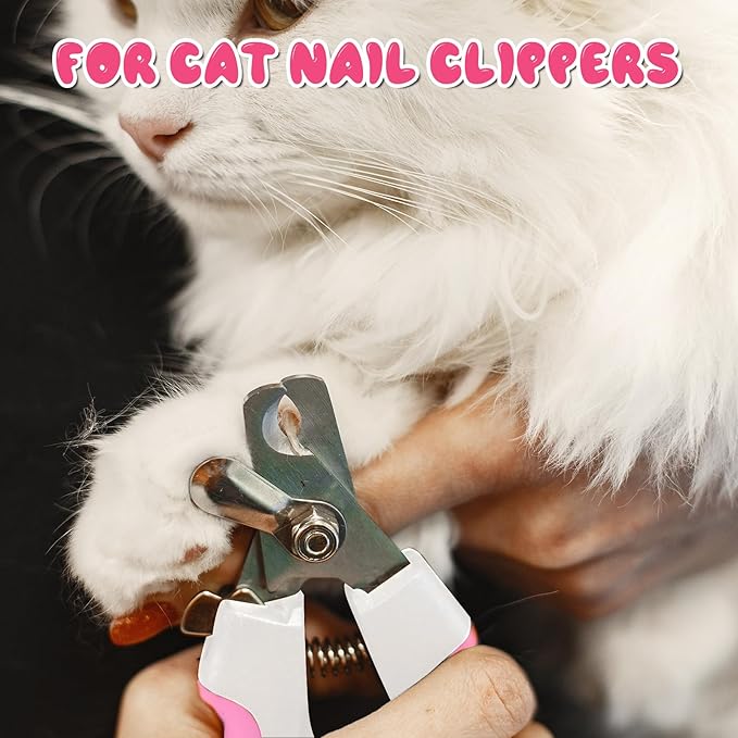 4.9"Small Dog & Cat Nail Clipper 2 Pcs Dogs and Cats Grooming Nails Clippers Kit Pet Nail Clipper with Nails File Pet Trimmers for Rabbits Guinea Pigs Birds Puppies Kittens Avoid over Cutting Toenail