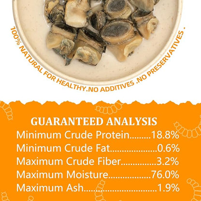 6 Pack Canned Snails for Reptiles, Fish, Birds and Small Animals, Snails, Healthy High Protein Treat, Reptile Bird Fish Food 7.2 Ounces Total