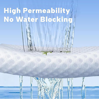 5 Square Feet Aquarium Filter Floss Media Innovative 3D mesh Filter Floss for Fish Tank, 60 * 12inch Excellent Filter Floss Durable, Easy to Cut, Filter Media Smooth Water Flow