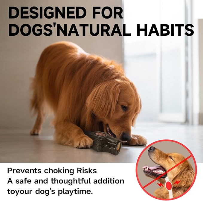 Interactive Dog Toys for Aggressive Chewers - Frozen Treat Toys, Dog Puzzle Toys with Frozen Mold - Best Durable Enrichment Toys to Keep Dogs Busy, Safe Chew Toys for Large/Medium Breeds