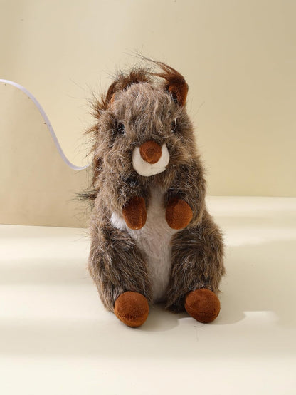 Plush Squirrels Squeaky Dog Toys Aggressive Chewers, Funny Dog Stuffed Animals Chew Toy, Indestructible Dog Toy for Puppy Small Medium Large Dogs, Tough Dog Self Playing Toys