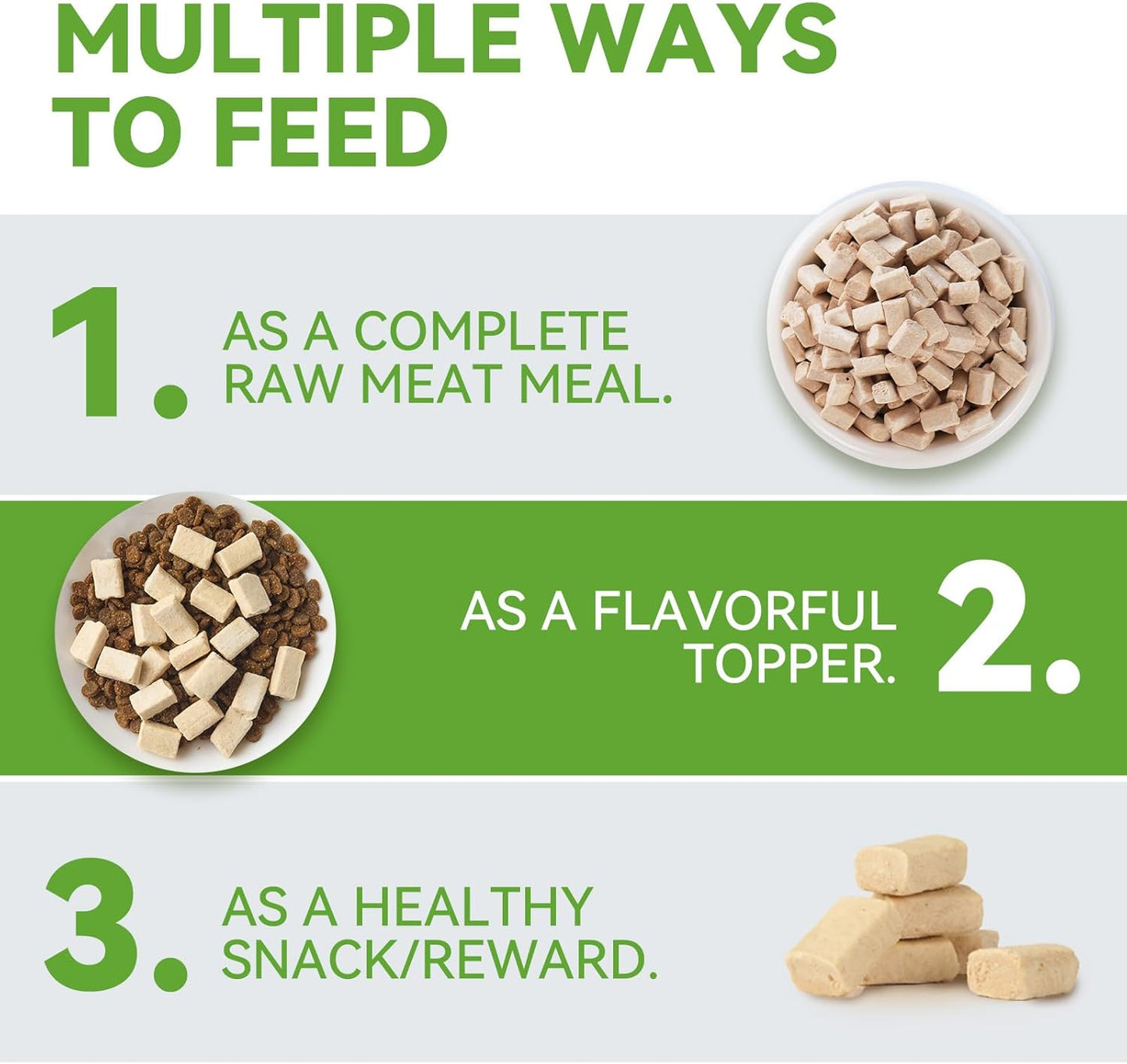 OPET Freeze Dried Cat Food, Chicken & Salmon Oil Recipe, Complete & Balanced Meal or Topper, Premium, Healthy, Grain Free, High Protein Raw Cat Freeze Dried Treats (10 oz, Chicken)