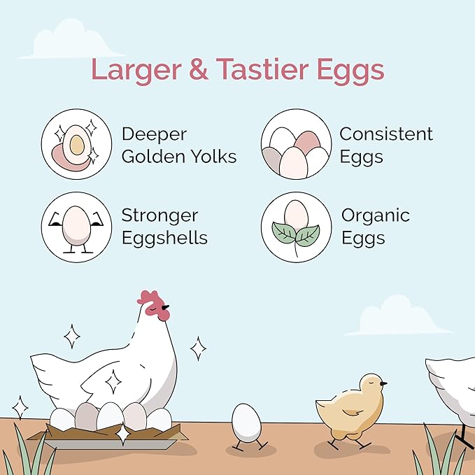 Mile Four Chicken Grit for Layer & Grower Chickens Age 8-20+ Weeks - 100% Natural Mineral Chicken Grit Quartzite, Poultry Grit, USA Mined, 4 lbs