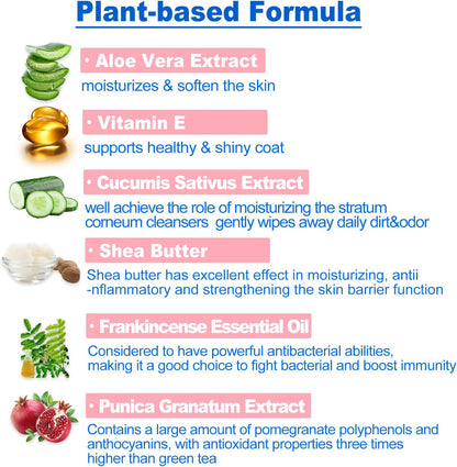 DR.EASY Super Caring Pet Wipes 100ct for Dogs and Cats, Cleans Ears, Face, Butt, Body and Eye Area – Convenient, Ideal for Home or Travel