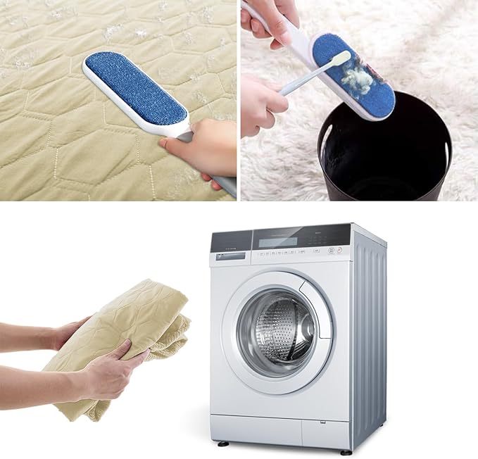 Nanbowang Waterproof Dog Bed Pillow, Washable Pet Hair Easy to Remove, Quilted, Lovely Puppy Bed Cover for Dog/Cat (27x36x6, 1pack, Beige)