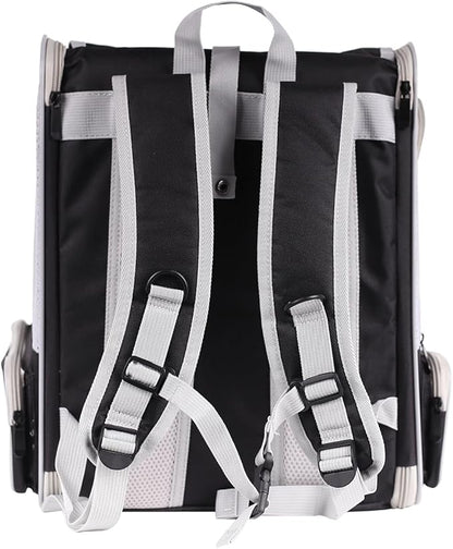 Bird Backpack Carrier with Stand Perch, Bird Travel Backpack for Hiking, Airline Approved Green Bird Backpack