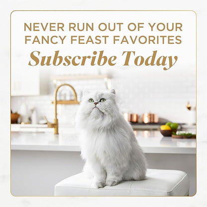 Fancy Feast Gems Pate Cat Food Mousse Chicken or Beef and a Halo of Savory Gravy Wet Cat Food Variety Pack - (1) 8 ct. Boxes - 8 ct. Box