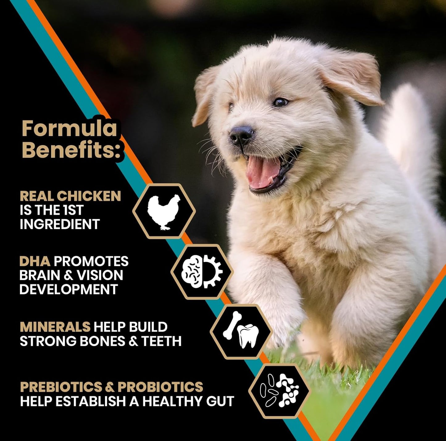 VICTOR Classic - Hi-Pro Plus Large Breed Puppy, 15-lb