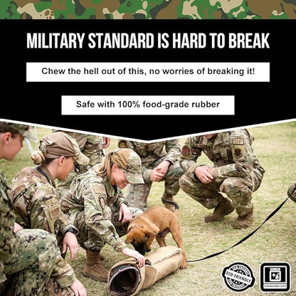 Operation Good Boy Grenade Dog Toy – Durable Chew Toy for Aggressive Chewers, Military-Inspired Design – Tough, Interactive, Teething & Treat-Dispensing Dog Toy for Medium and Large Dogs