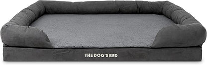 The Dog’s Bed Medium Support Memory Foam Dog Bed XXL Plush Grey, Pain Relief: Arthritis, Hip & Elbow Dysplasia, Supportive, Calming, Waterproof Washable Cover